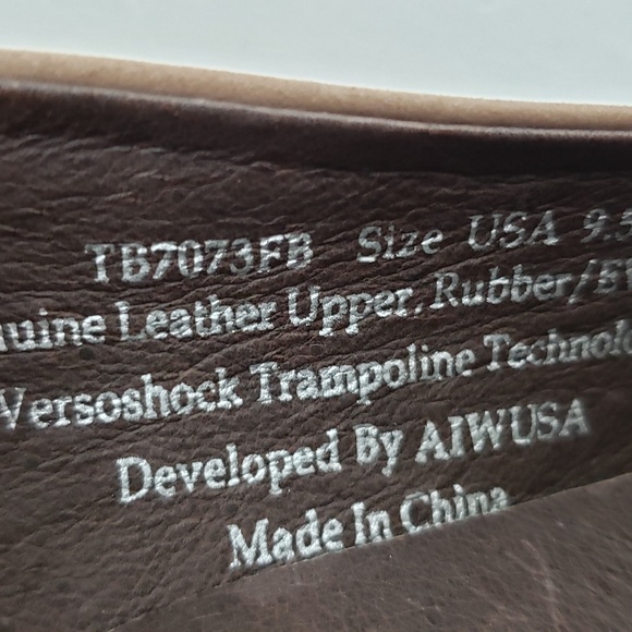 Gravity Defyer Azite Brown Leather M/J size 9.5 - Picture 7 of 8